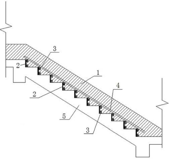 現(xiàn)澆樓梯掛模結(jié)構(gòu)圖